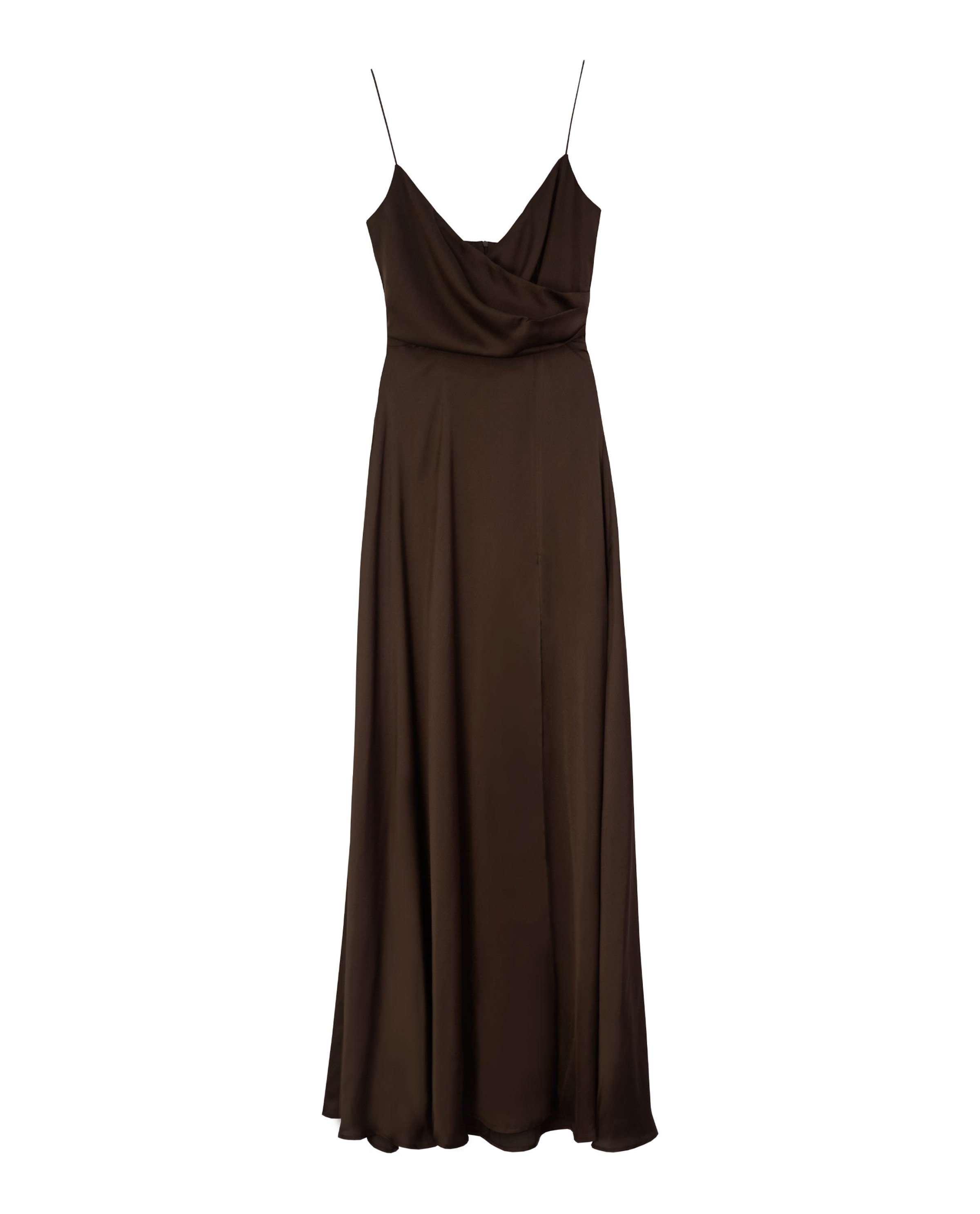 THE-ARE - Vestido en marrón: frente