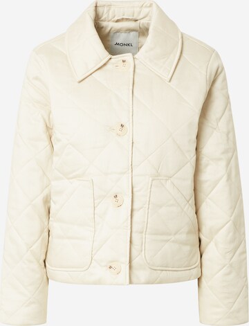 Monki Between-season jacket in White: front