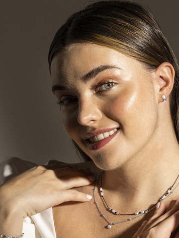 Luxenter Øreringe 'NEXA' i hvid