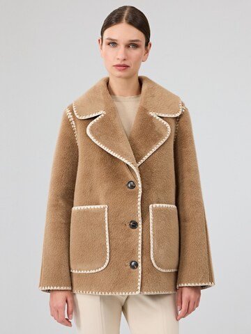 Derimod - Abrigo de entretiempo 'Vald'isere' en beige: frente