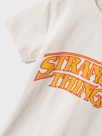 NAME IT Shirt 'Stranger Things' in White