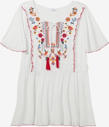 sheego by Joe Browns Shirt in White: front