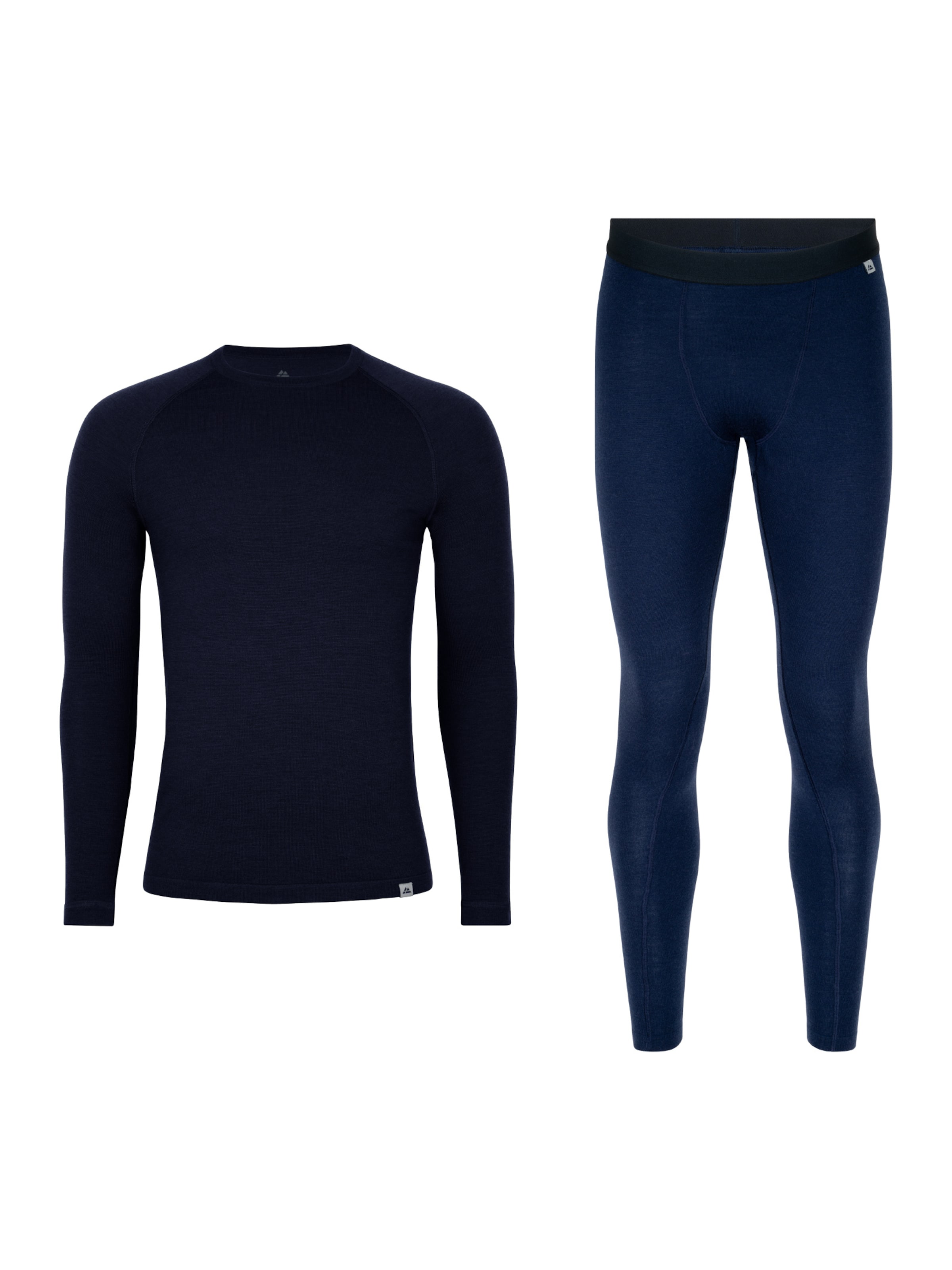 DANISH ENDURANCE Base layer 'Merino' in Blue: front