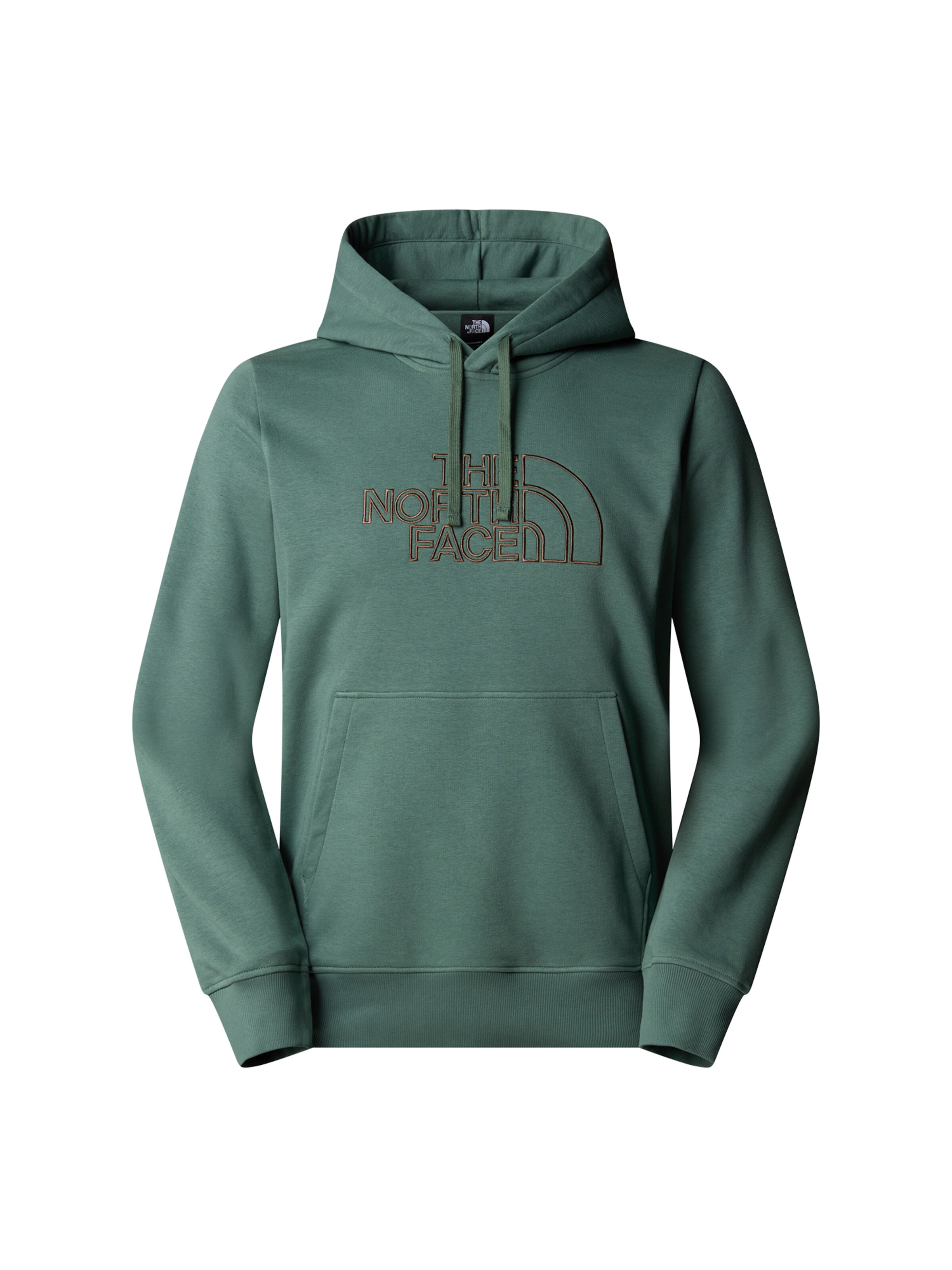 Bluză de molton de la THE NORTH FACE pe verde: față