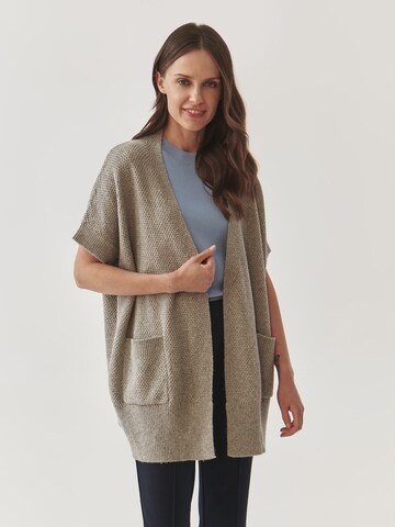 TATUUM Knit cardigan in Grey: front