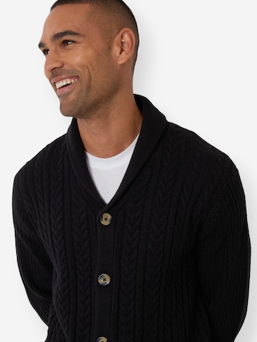 Threadbare Strickjacke 'Finchley' in Schwarz