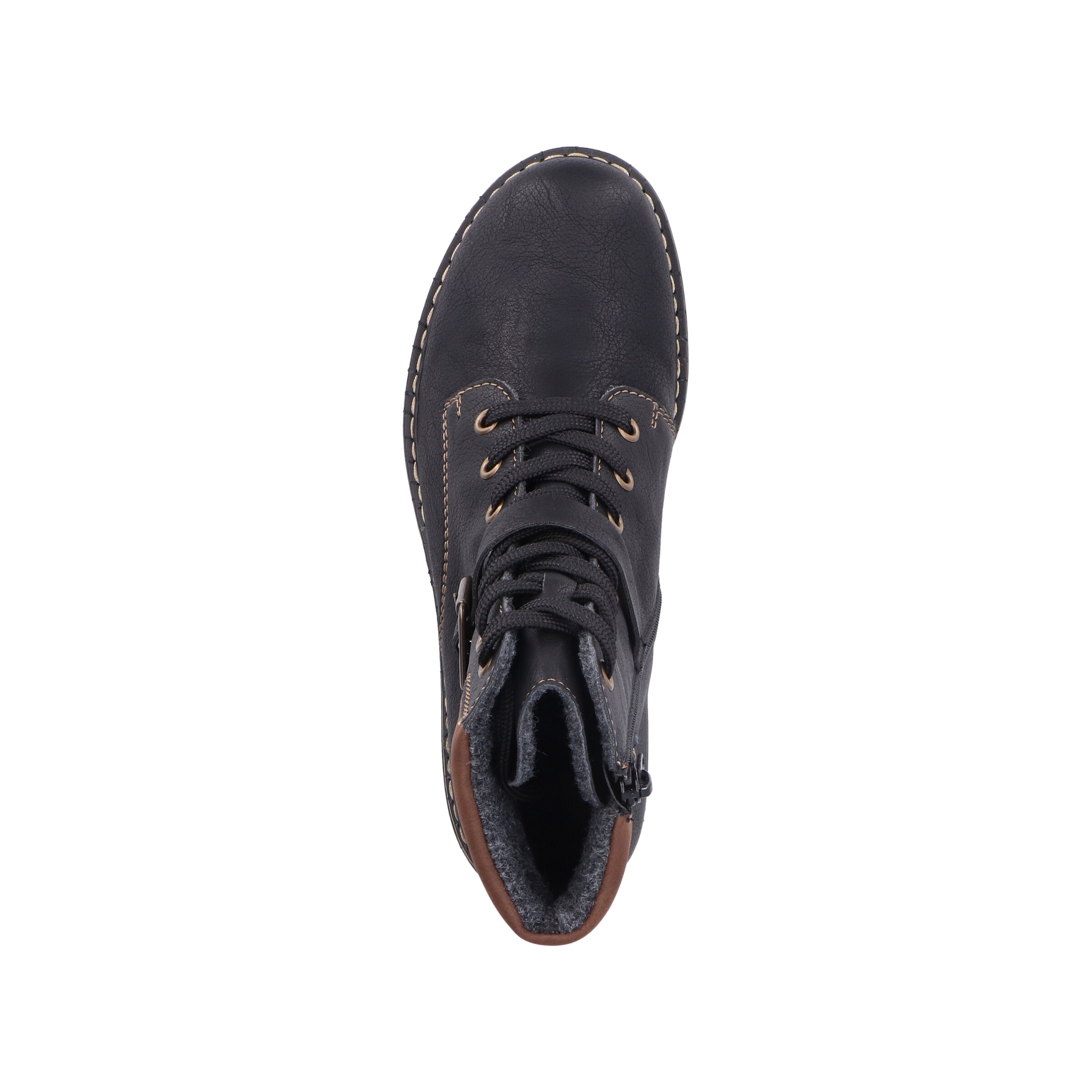 Bottes à lacets '71200' Rieker en noir