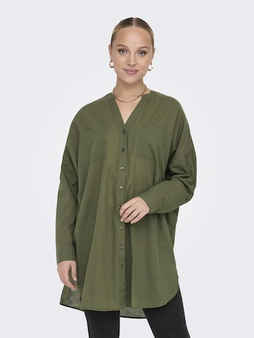 ONLY - Blusa 'Apeldoorn' en verde: frente