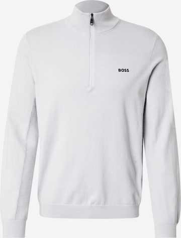 BOSS Πουλόβερ 'Momentum' σε γκρι: μπροστά