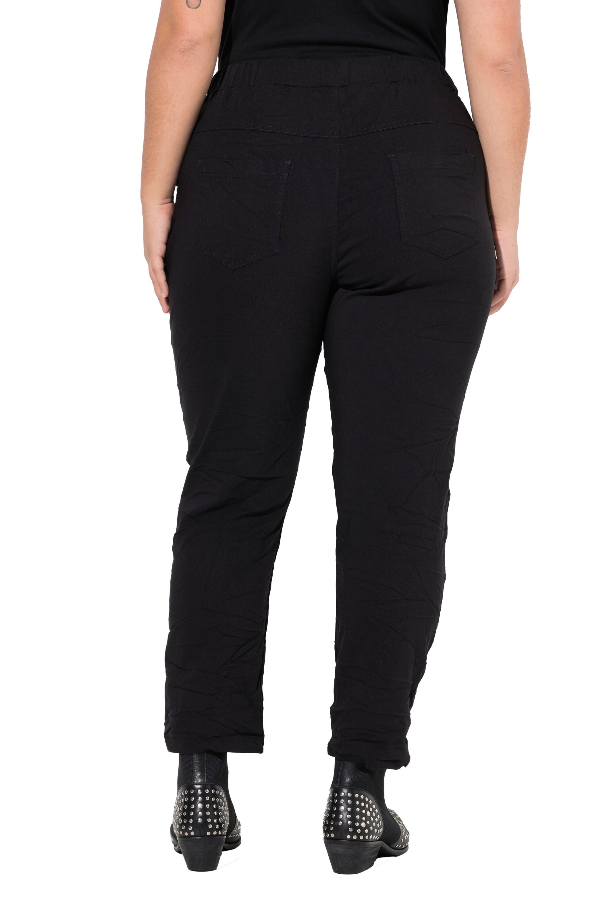Angel of Style Regular Broek in Zwart