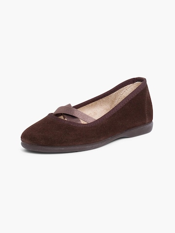 Ballerina di Pisamonas in marrone: frontale