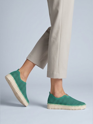 Slip on 'Tulip' ILSE JACOBSEN en vert : devant
