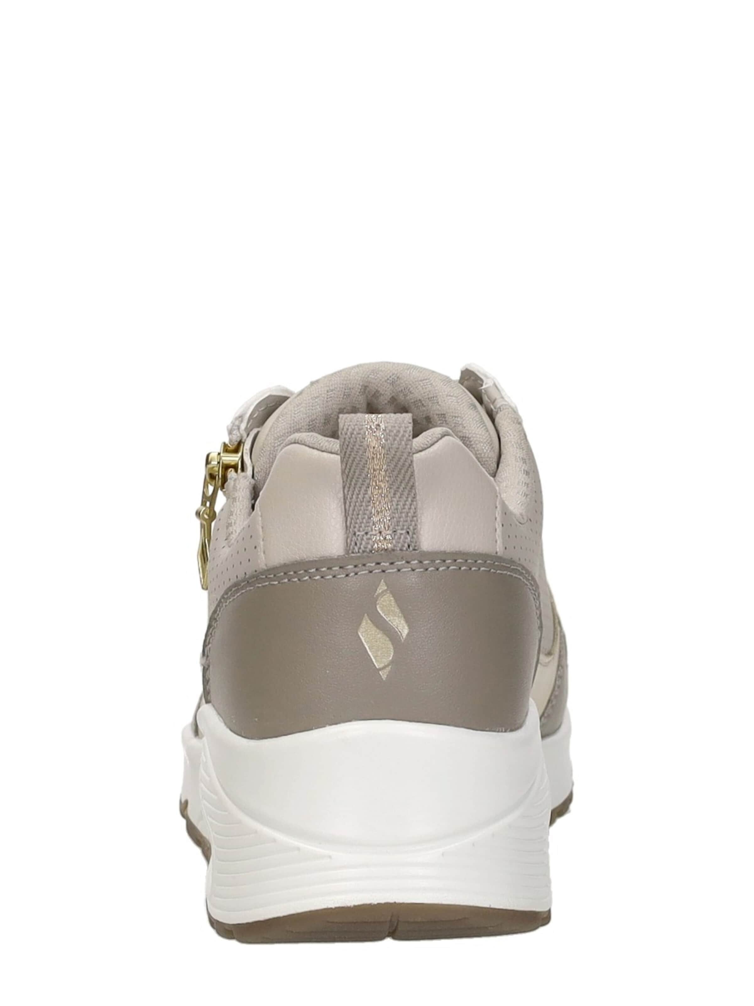 SKECHERS Sneakers laag 'Uno - Metallic Sliders' in Beige