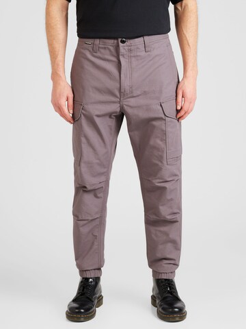 G-Star RAW Tapered Cargo Pants in Brown: front