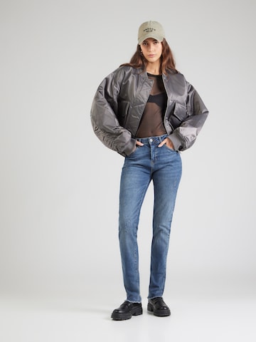 monari Слим фит Дънки в синьо