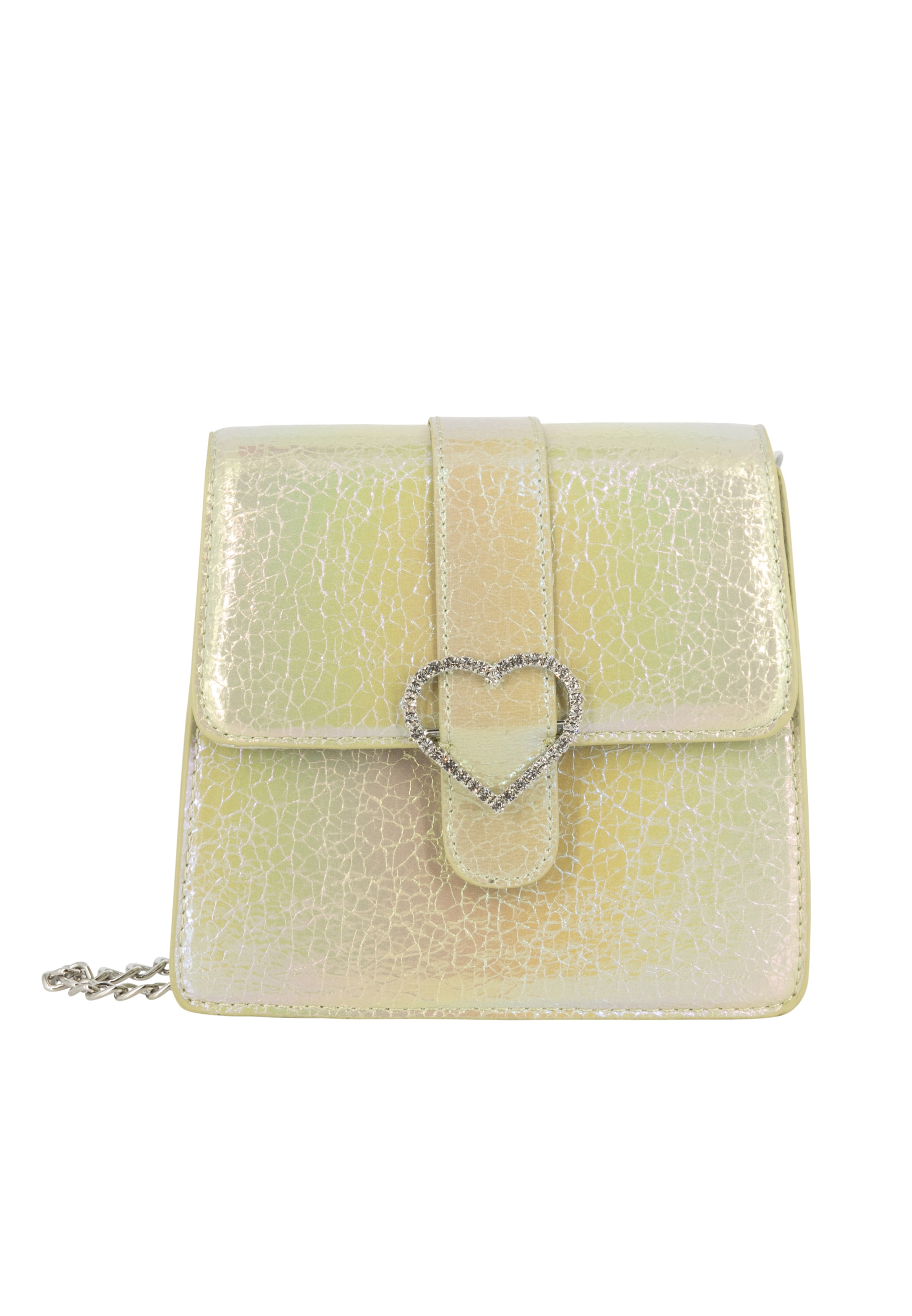 Borsa a tracolla di myMo at night in verde: frontale