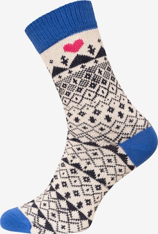 HomeOfSocks Socks 'HOS906' in Blue: front