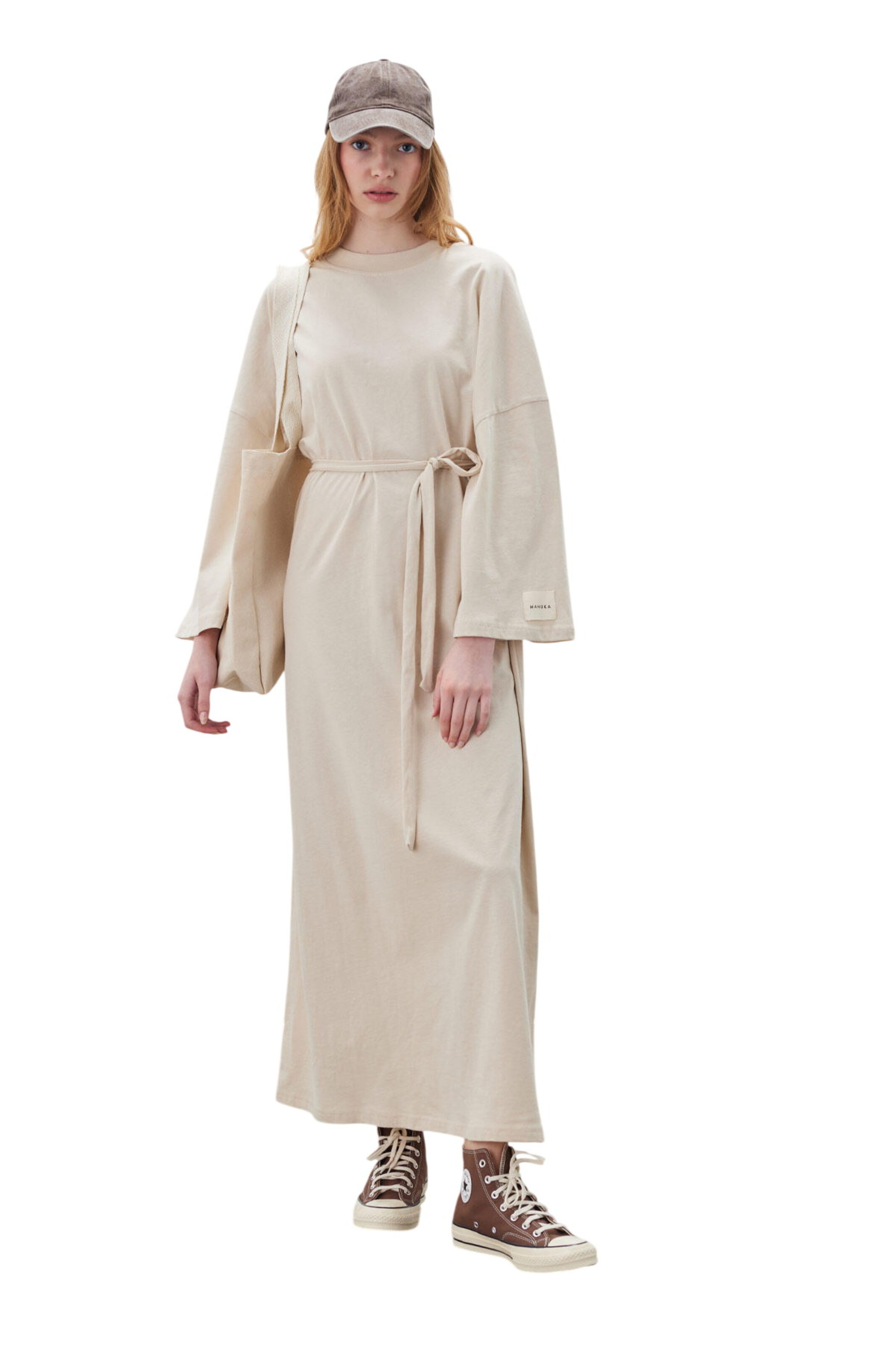 MANUKA Dress in Beige