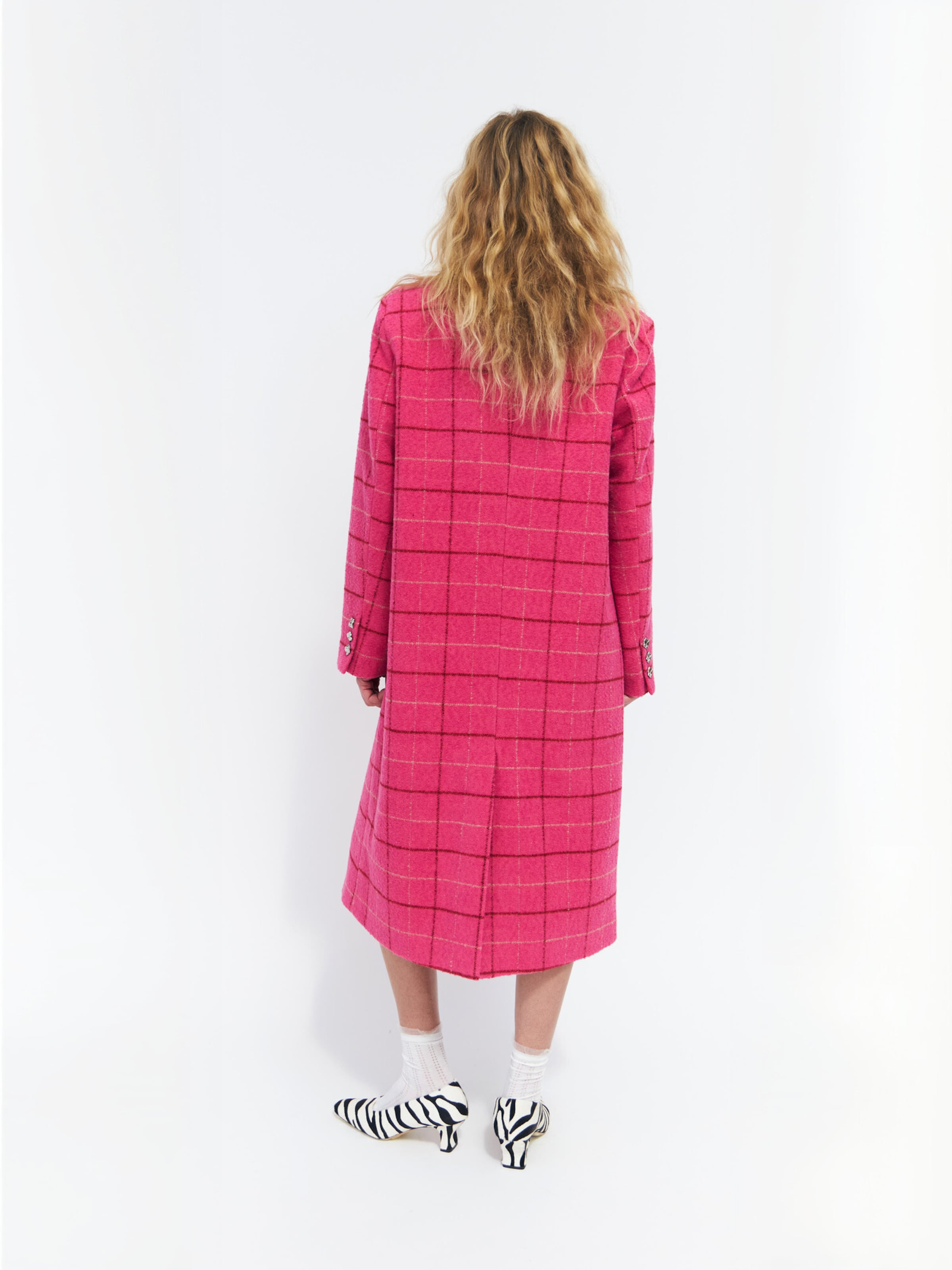 Crās - Chaqueta de invierno ' Slonecras ' en rosa: atrás