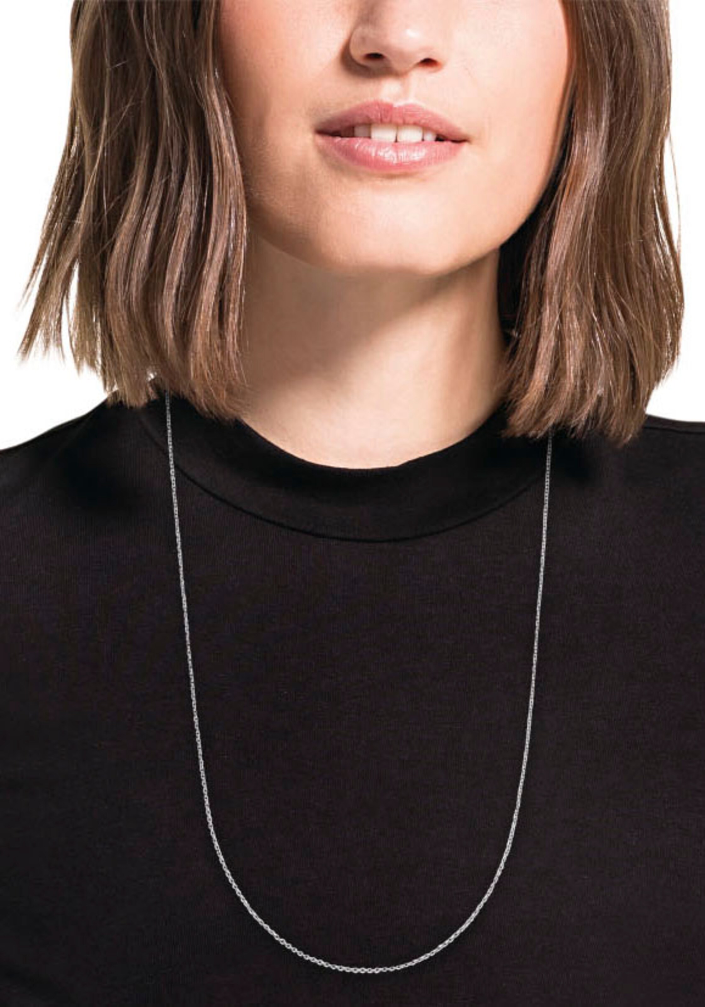 AMOR Kette in Silber: Vorderseite