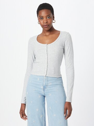 Cardigan HOLLISTER en gris : devant