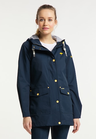 Schmuddelwedda Between-season jacket in Blue: front