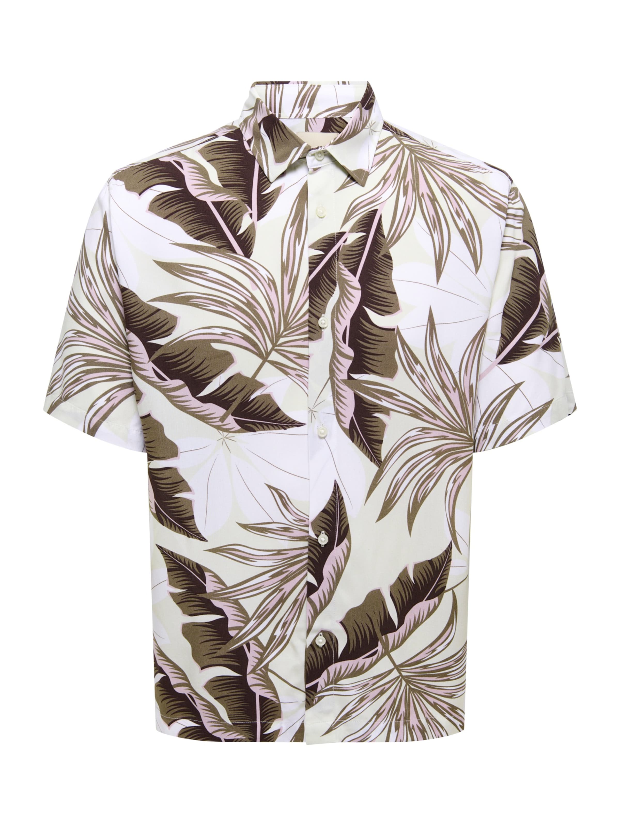 Only & Sons Regular fit Srajca 'ONSELI' | bela barva: sprednja stran