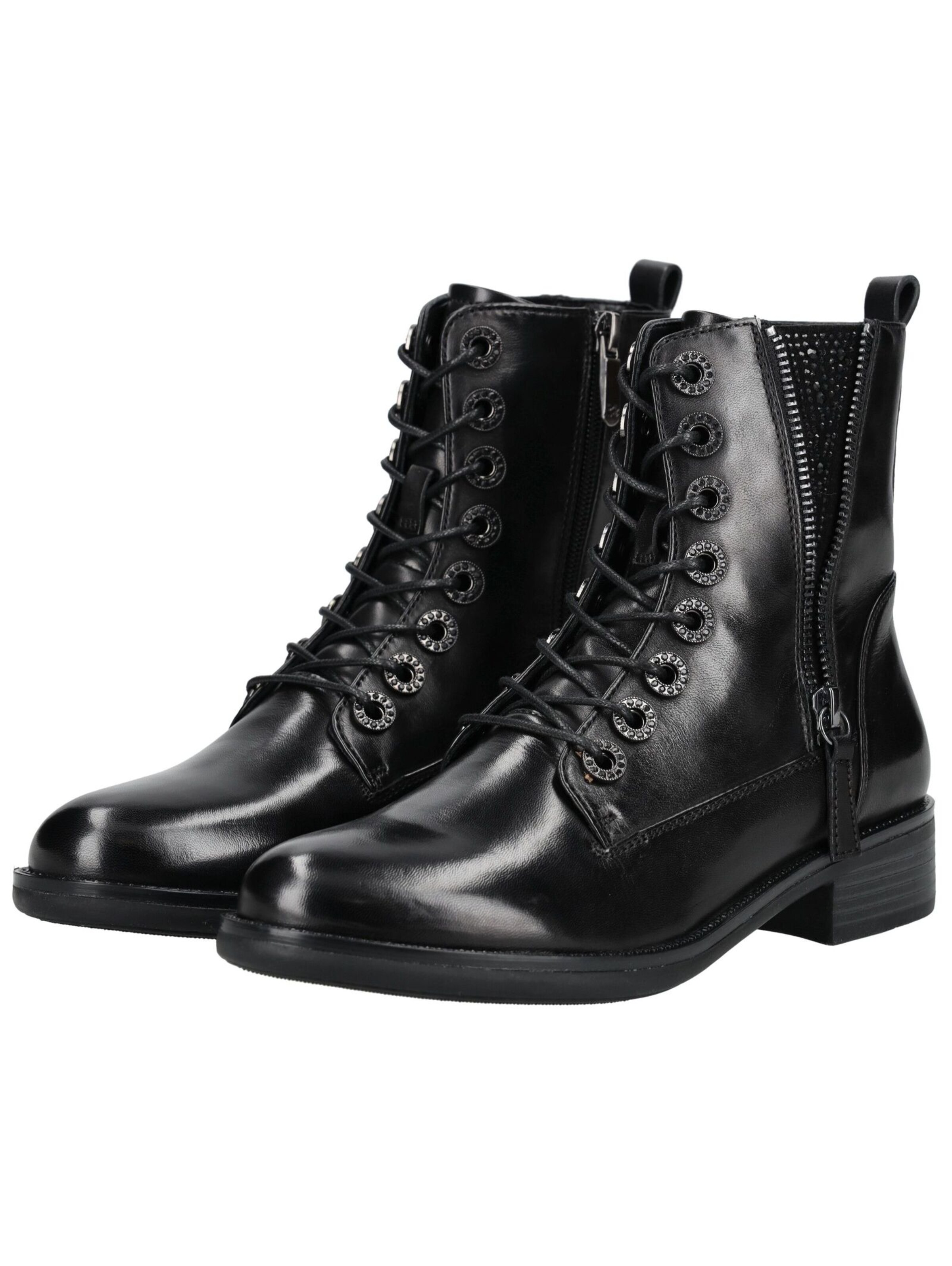 Regarde le Ciel Lace-up bootie in Black