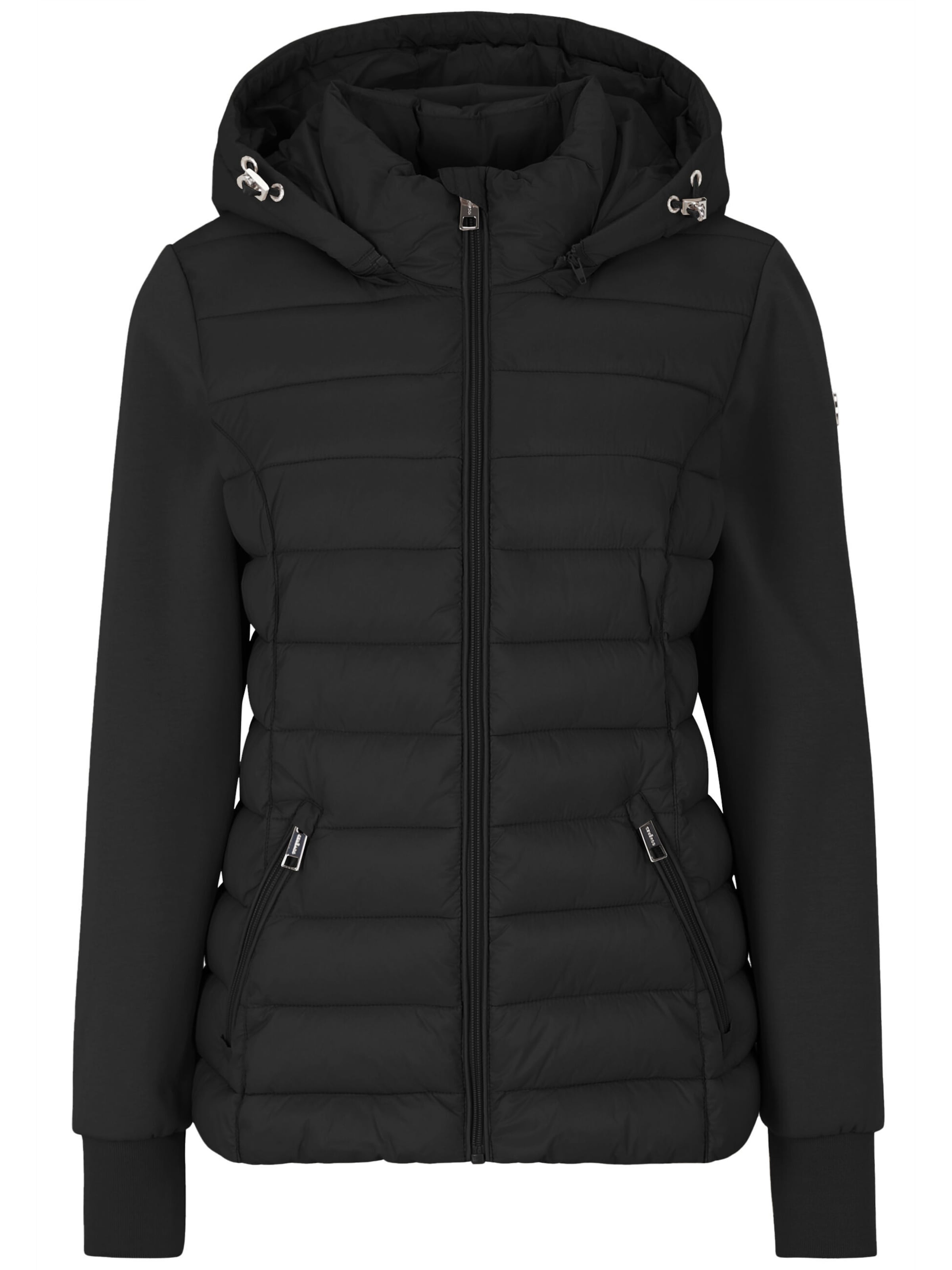 Covered Jacke 'SOPHIA 3' in Schwarz: Vorderseite