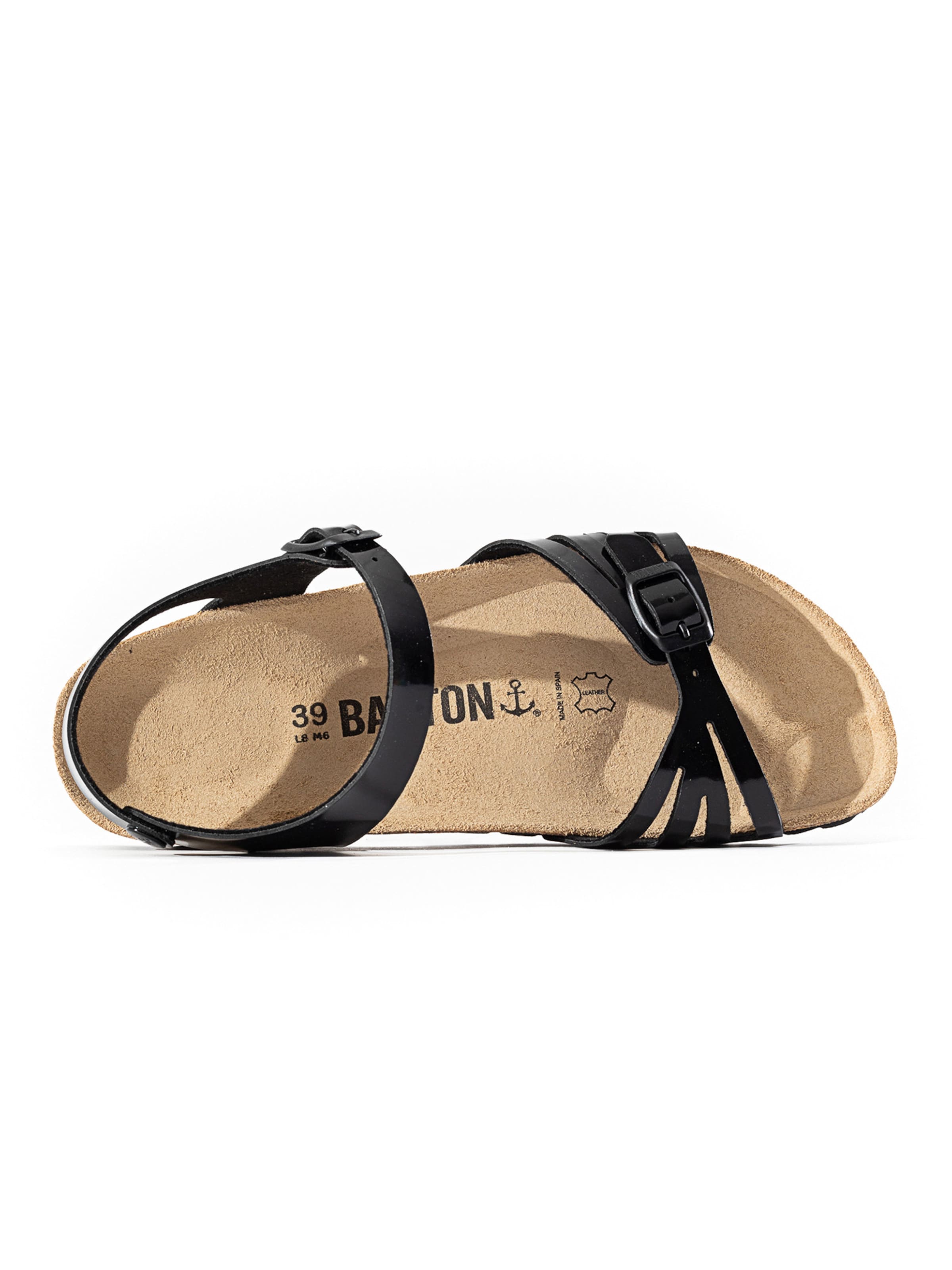 Bayton Sandaler med rem 'Eos' i sort