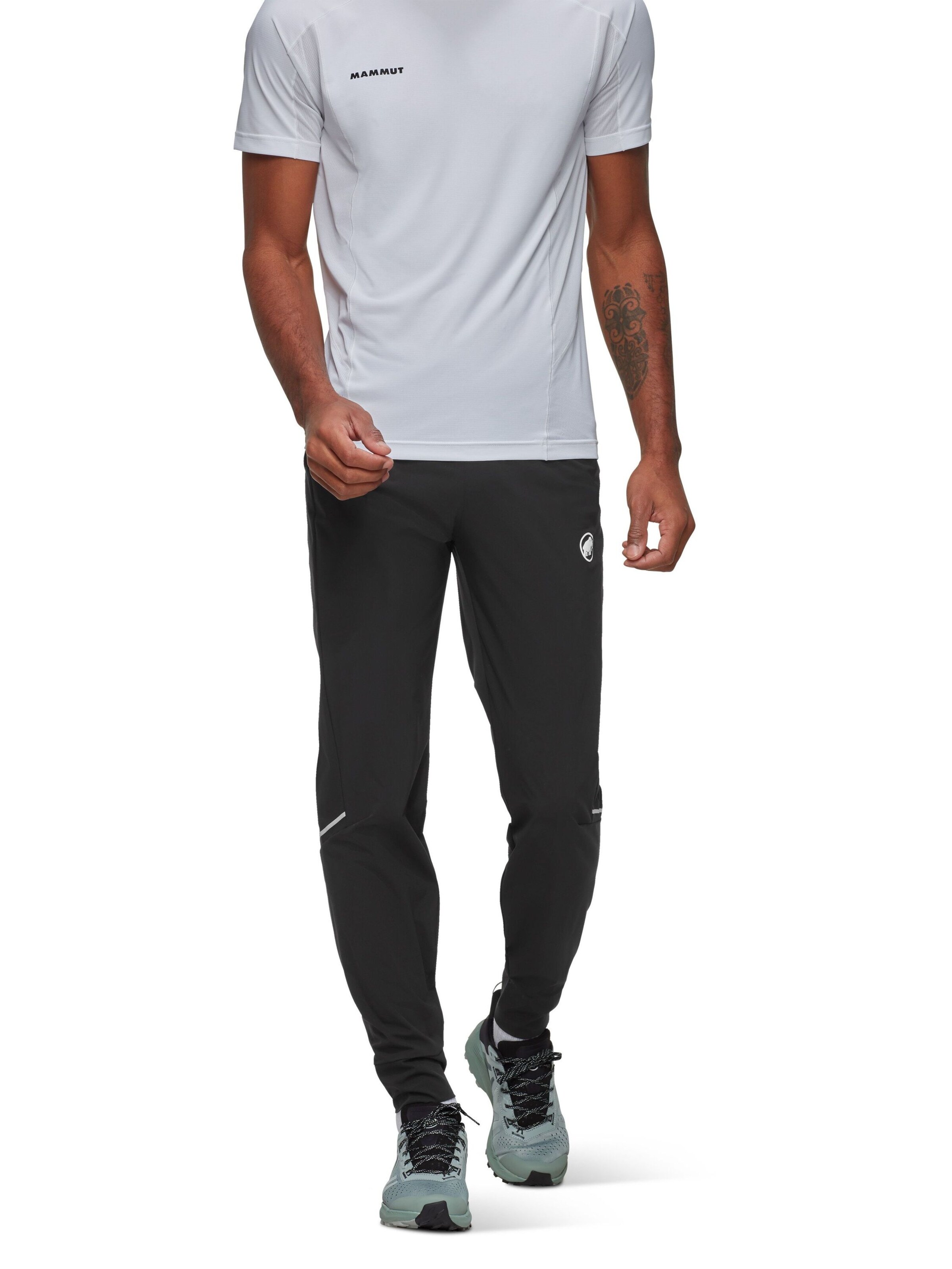MAMMUT Tapered Workout Pants 'Aenergy' in Black