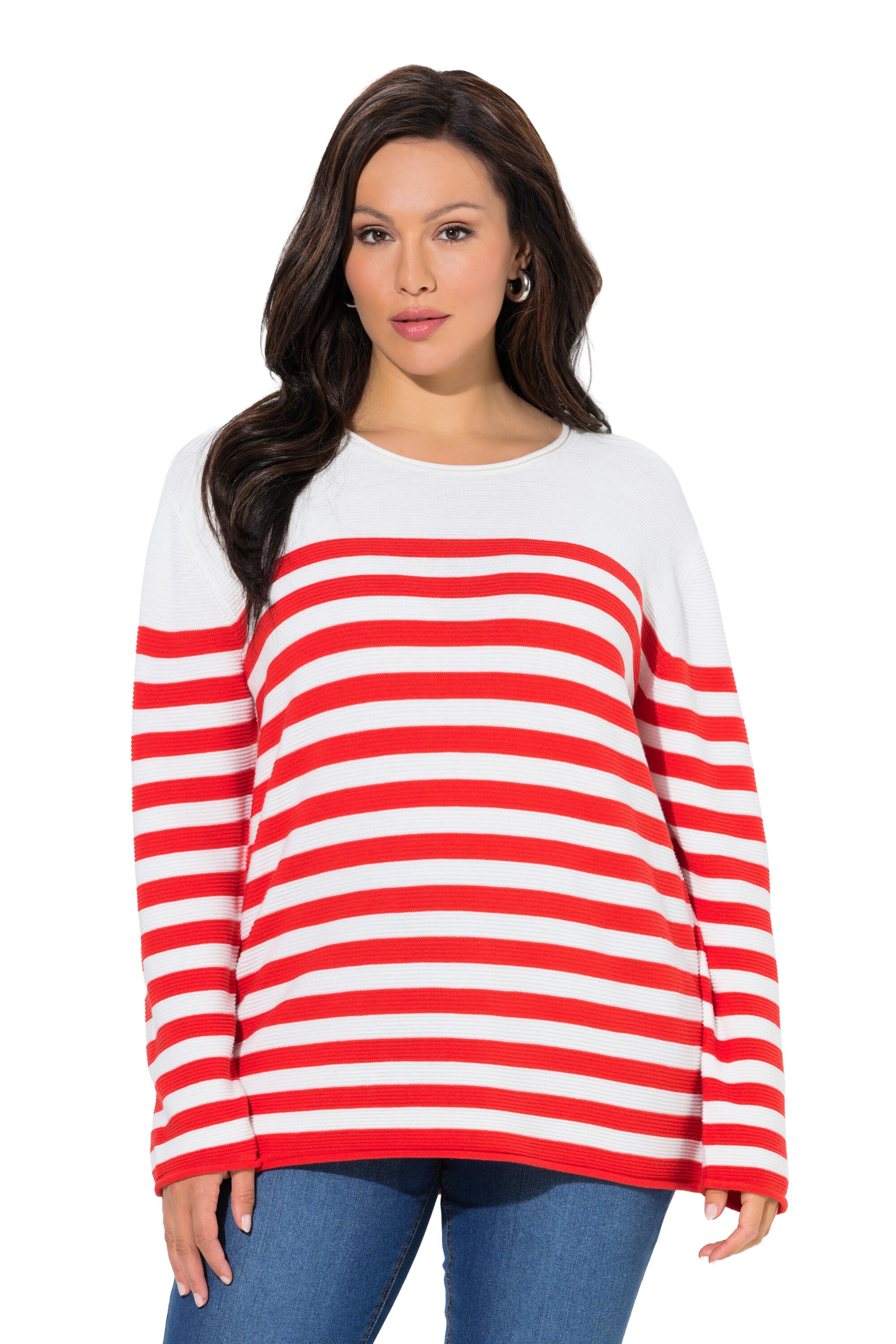 Ulla Popken Pullover in Rot: Vorderseite