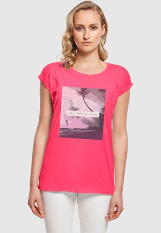 T-shirt 'Summer - Every Summer Has A Story' Merchcode en rose : devant