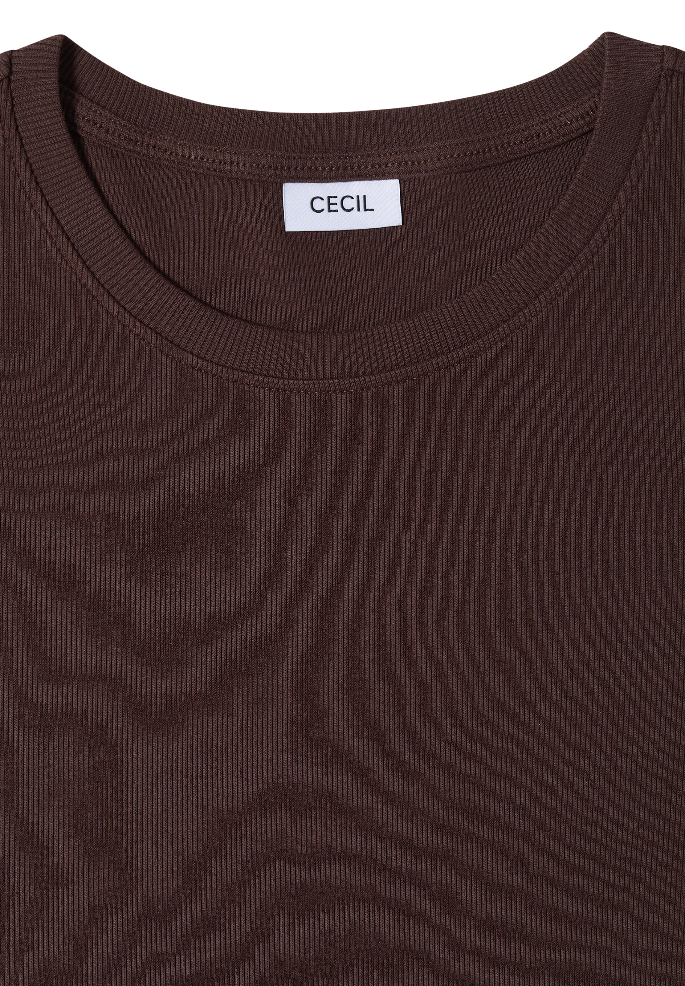 CECIL T-Shirt in Braun