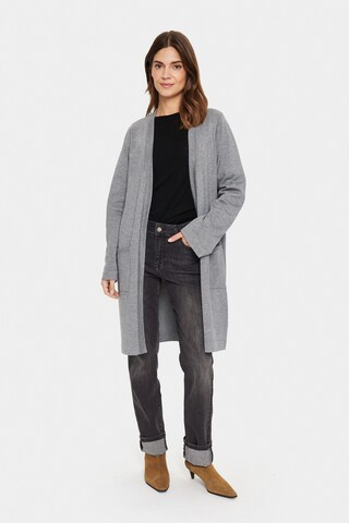 SAINT TROPEZ Cardigan 'Kila' i grå
