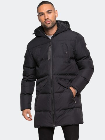 Threadbare Mantel 'Tingley' in Schwarz: Vorderseite