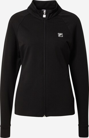 FILA - Sudadera con cremallera deportiva 'BENIDORM' en negro: frente