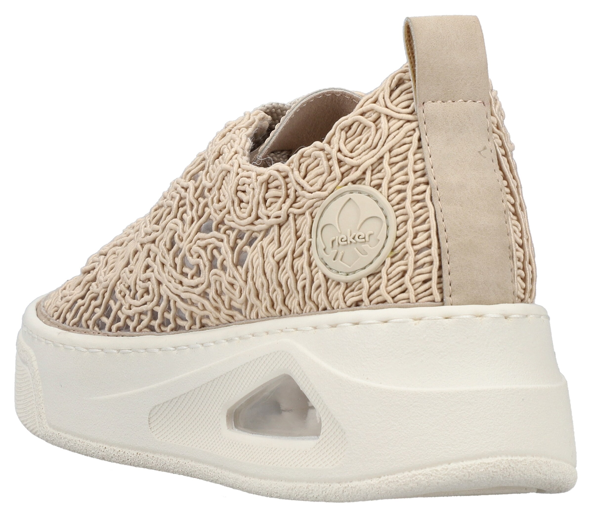 Baskets basses Rieker en beige
