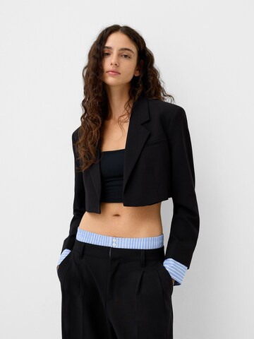 Bershka Blazer in Black: front