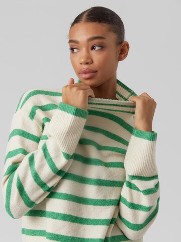 VERO MODA Trui 'NELLY' in Groen