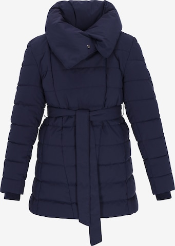 usha WHITE LABEL - Abrigo de entretiempo en azul: frente