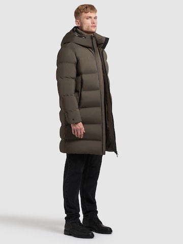 khujo Winter Coat 'Caius2' in Brown