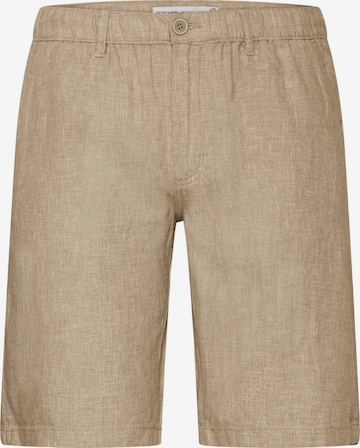 INDICODE JEANS - Regular Calças chino ' IDTropelo ' em castanho: frente