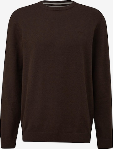 Pullover di s.Oliver in marrone: frontale