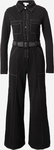 Warehouse Jumpsuit in Zwart: voorkant