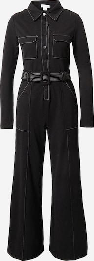 Warehouse Jumpsuit i svart / vit, Produktvy