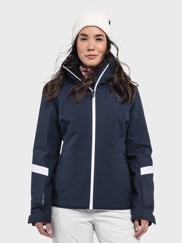 Veste outdoor ' Kanzelwand  ' Schöffel en bleu : devant