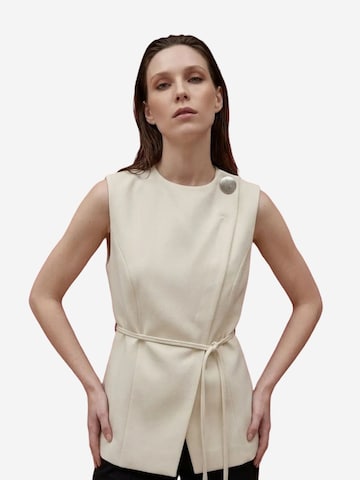 My fashion Telovnik | bela barva