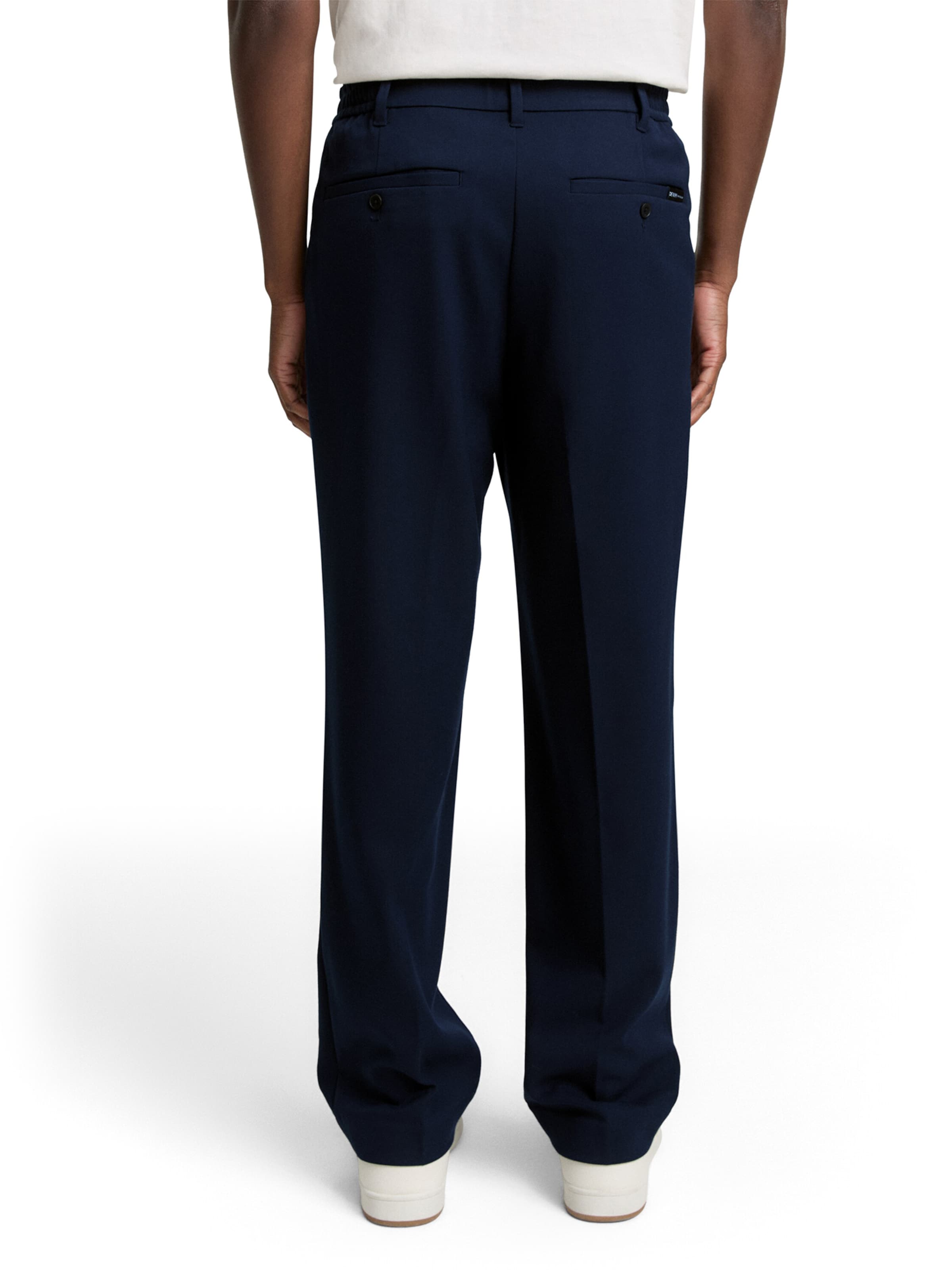 TOM TAILOR DENIM Regularen Hlače | modra barva