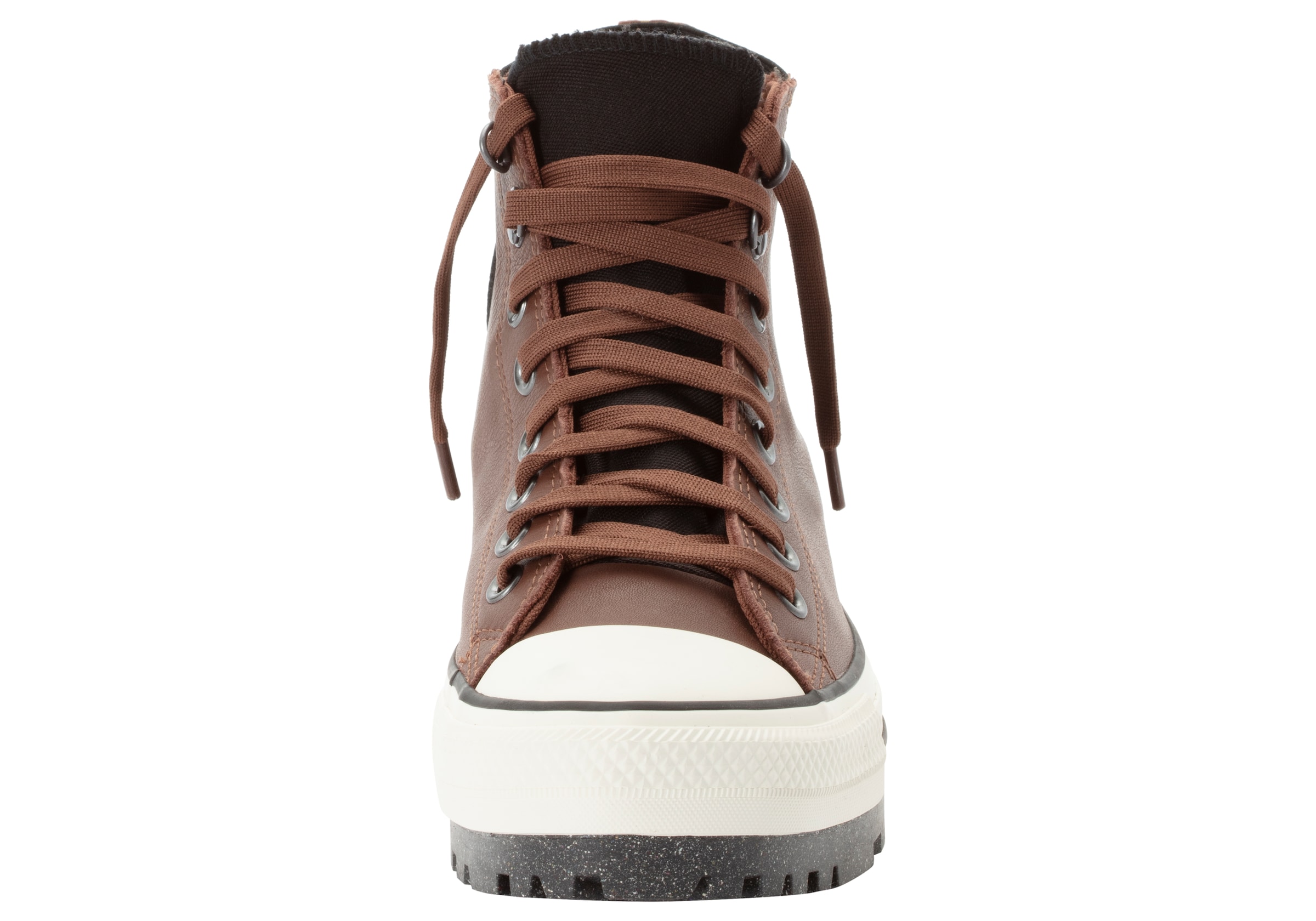 CONVERSE High-Top Sneakers in Brown